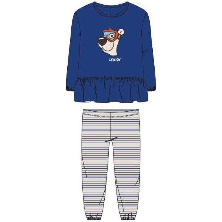 presentatie bibliotheek oud Woody Meisjes pyjama blauw