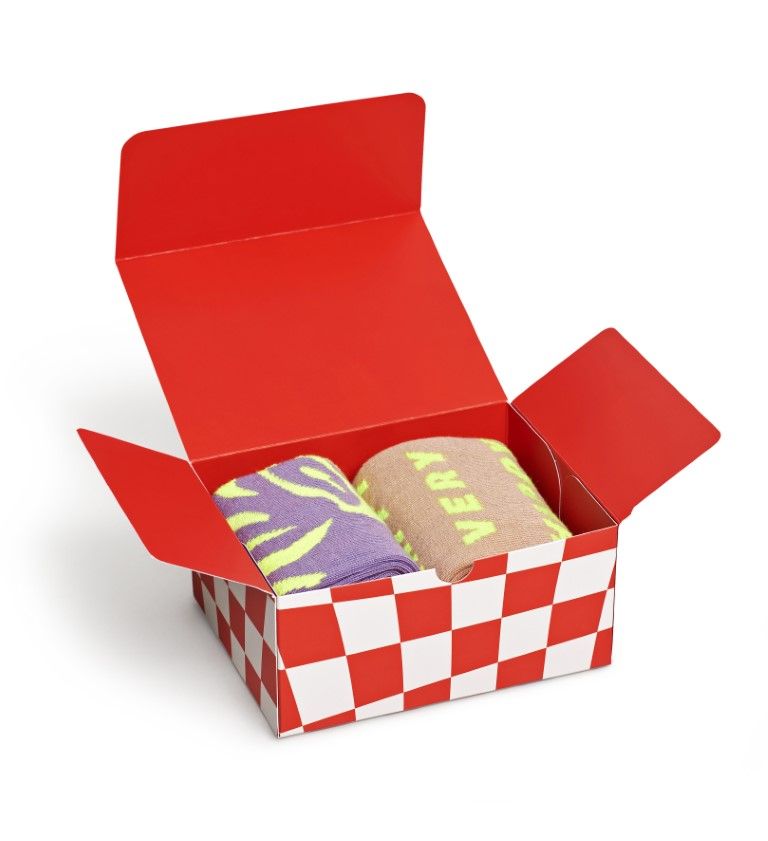 Happy Socks Tiger Rave 2-Pack