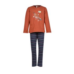 Woody Meisjes-Dames pyjama roest