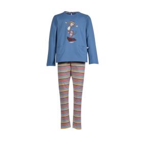 Woody Meisjes-Dames pyjama blauw