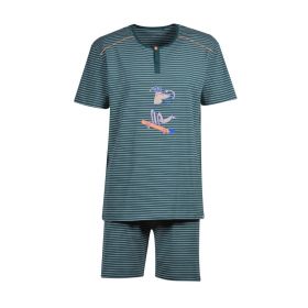 Woody Jongens-Heren pyjama groen