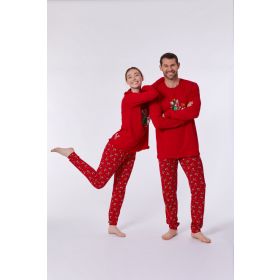 Woody Jongens-Heren pyjama rood