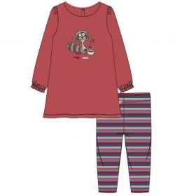 Woody Meisjes pyjama roze