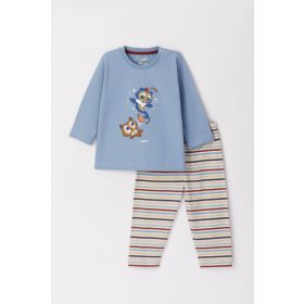 Woody Unisex Pyjama denimblauw