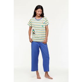 Woody Meisjes-Dames Pyjama multicolor
