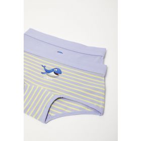 Woody Meisjes Slip duopack lavendel uni