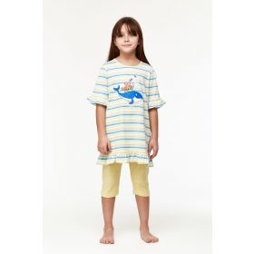 Woody Meisjes-Dames Pyjama multicolor