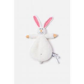 Woody Knuffeldoekje sneeuwschoenhaas-+-23cm