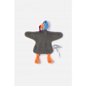 Woody Knuffeldoekje kalkoen-+-23cm
