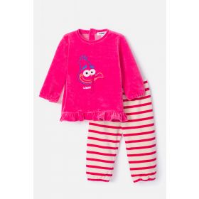 Woody Meisjes-Dames Pyjama fuchsia