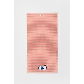 Woody Handdoek donkerblauwe-bordeau-50x100cm