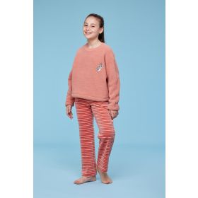 Woody Meisjes-Dames Pyjama oudroze