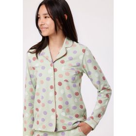 Woody Meisjes-Dames Pyjama smiley print muntgro