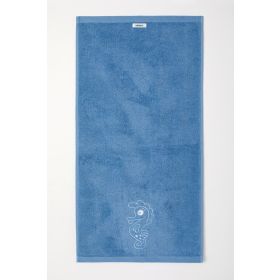 Woody Handdoek blauw-100x200cm