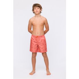 Woody Jongens-Heren Zwembroek palmboom print