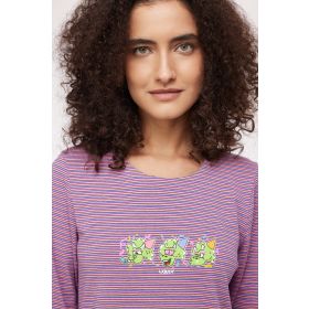 Woody Slaapkleedje roze-lila streep