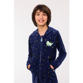 Woody Unisex Onesie confetti op donkerbl