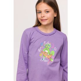 Woody Meisjes-Dames Pyjama lila