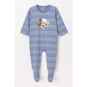 Woody Kruippakje multicolor streep