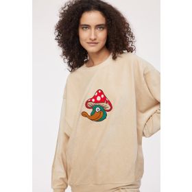Woody Meisjes-Dames Pyjama beige