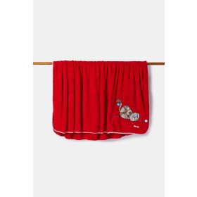 Woody Plaid Rood-Een maat