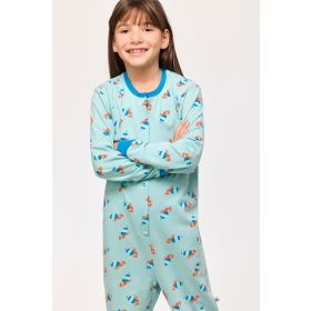 Woody Unisex Jumpsuit turquoise kreeften p