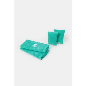 Woody Handdoek turquoise-50x100cm