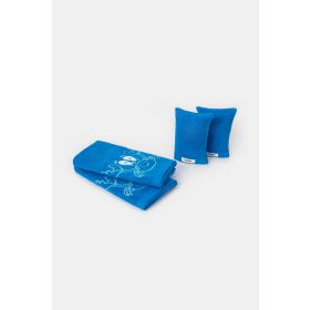 Woody Handdoek blauw-50x100cm
