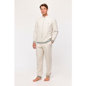 Woody Heren jas en broek, beige melange
