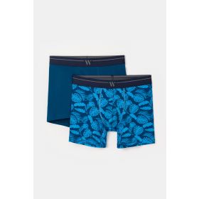 Woody Jongens-Heren set donkerblauw + bl