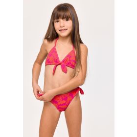 Woody Bikini fuchsia bladeren pri