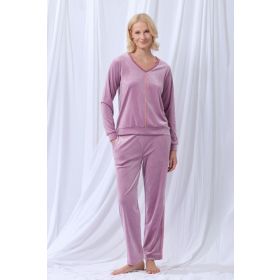 lords x lilies Dames pyjama warm lila