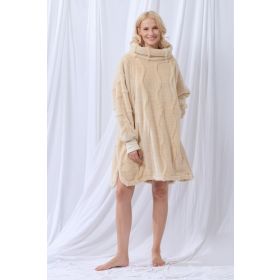 lords x lilies Dames poncho beige-one size