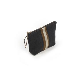 Libeco Mini etui Japer 23x16 Faded black-Een maat