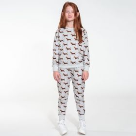 Snurk Pyjama James Grey Sweater+Pants