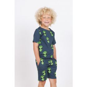 Snurk Pyjama Aliens T-shirt+Shorts