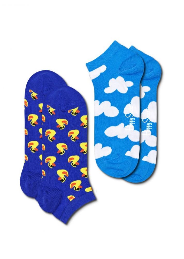 Happy Sock Low Rubber Duck 2-PAck